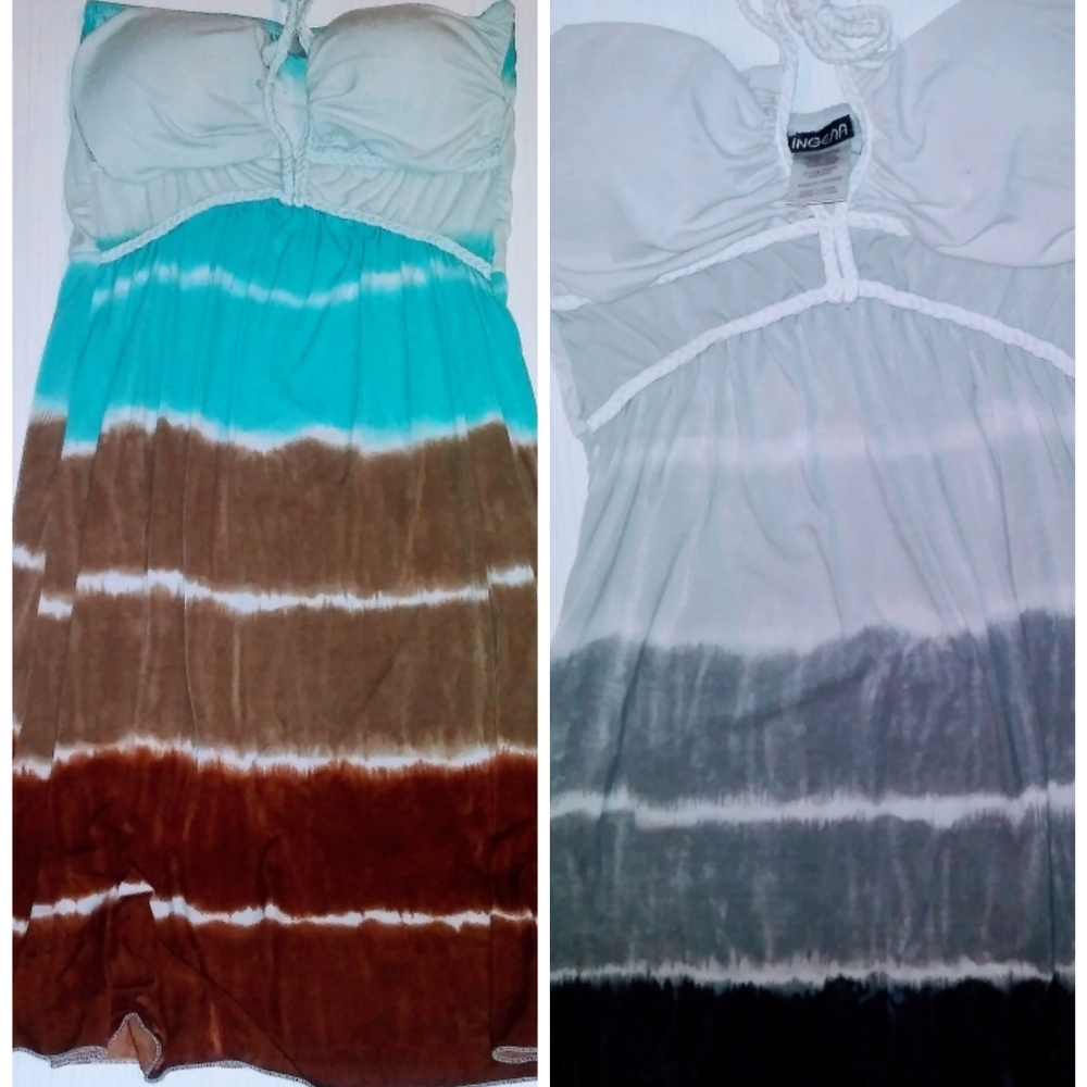 Ingear lot of 2 polyester beach dresses